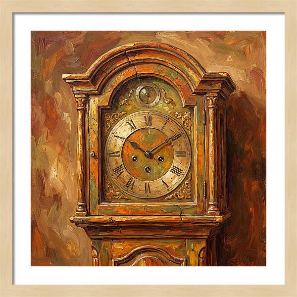 Antique Mediterranean Clock