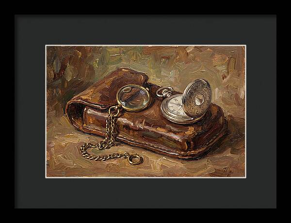 Antique Monocle And Pocket Watch