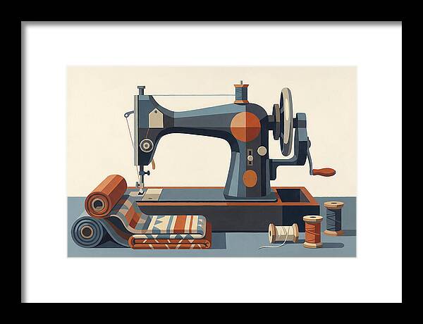 Antique Sewing Machine Still Life