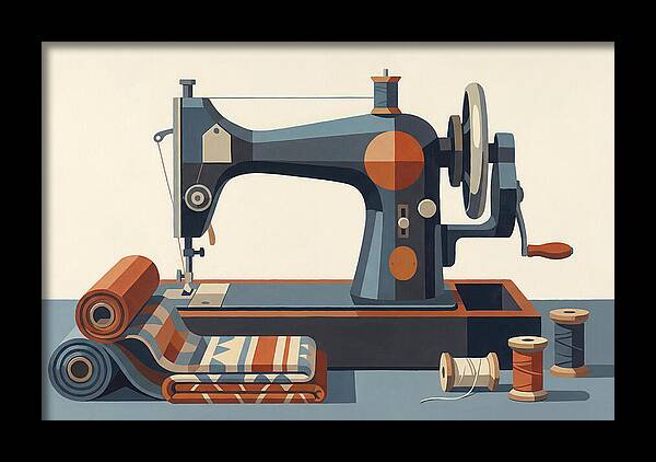 Antique Sewing Machine Still Life