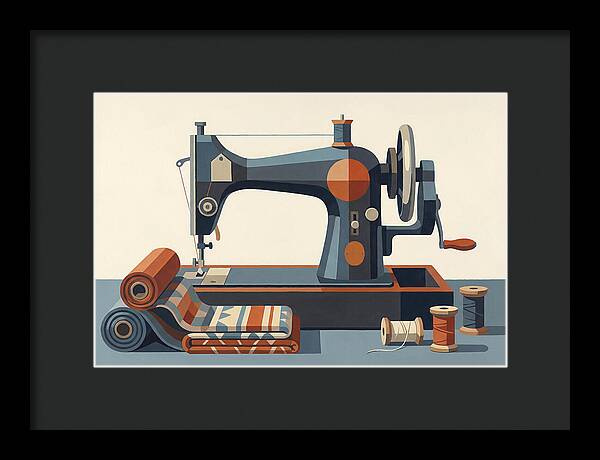 Antique Sewing Machine Still Life