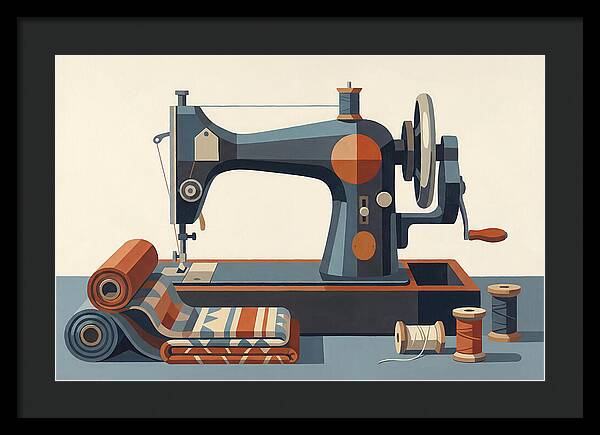 Antique Sewing Machine Still Life