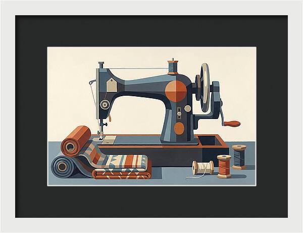 Antique Sewing Machine Still Life