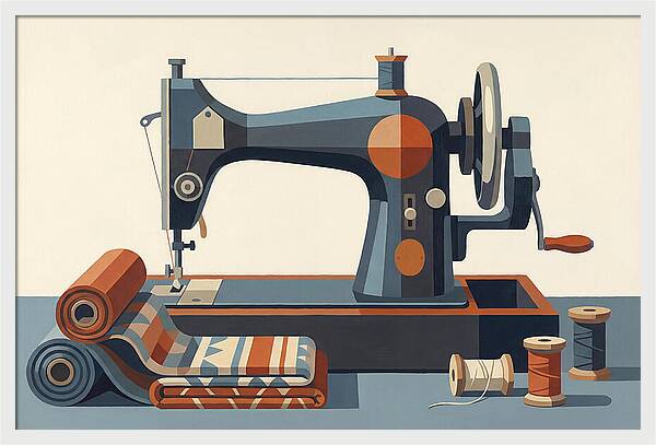 Antique Sewing Machine Still Life