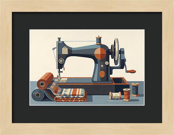 Antique Sewing Machine Still Life