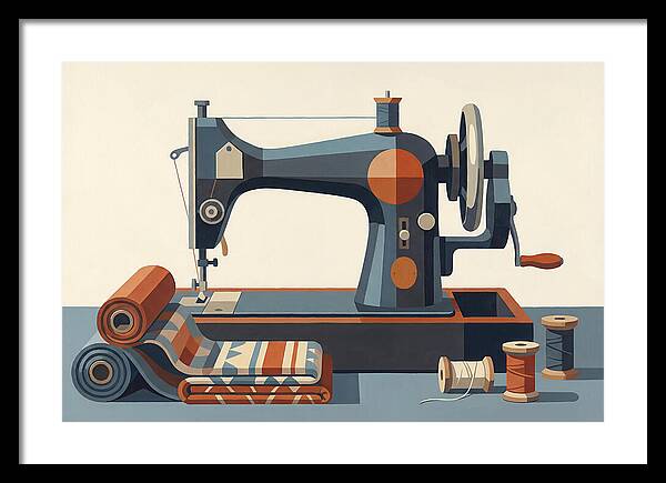 Antique Sewing Machine Still Life