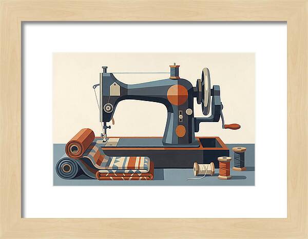 Antique Sewing Machine Still Life
