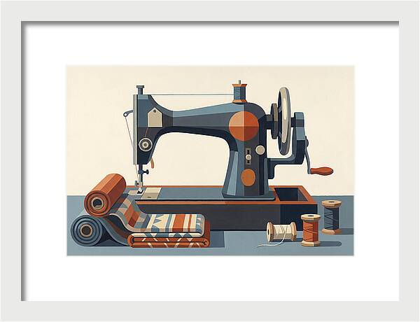 Antique Sewing Machine Still Life