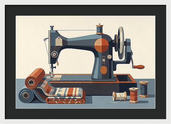 Antique Sewing Machine Still Life