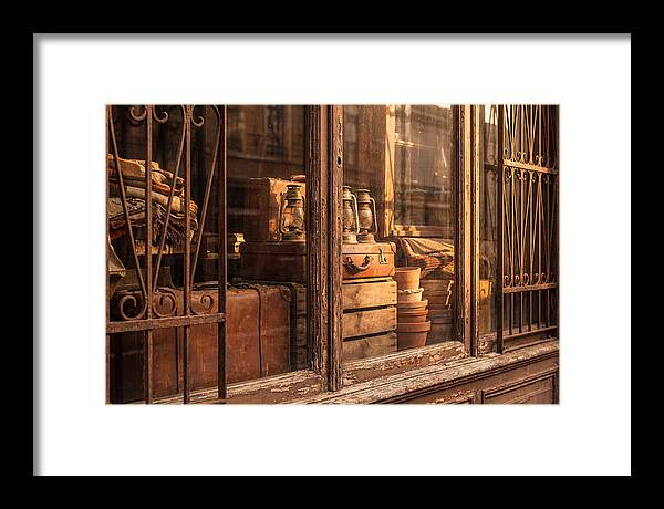 Antique Shop Window Display