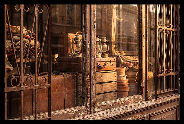 Antique Shop Window Display