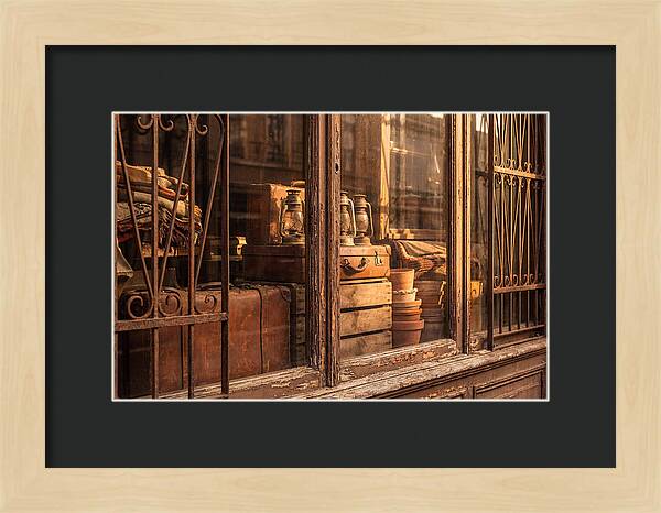 Antique Shop Window Display