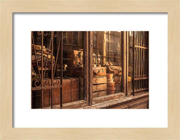 Antique Shop Window Display