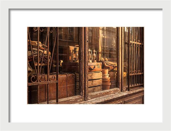 Antique Shop Window Display