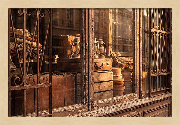 Antique Shop Window Display