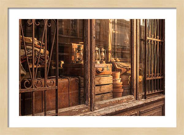 Antique Shop Window Display