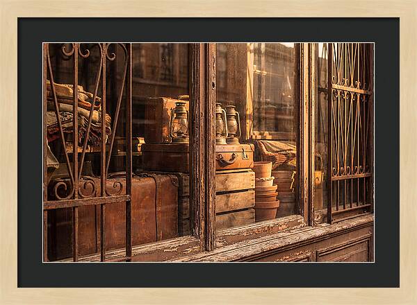 Antique Shop Window Display