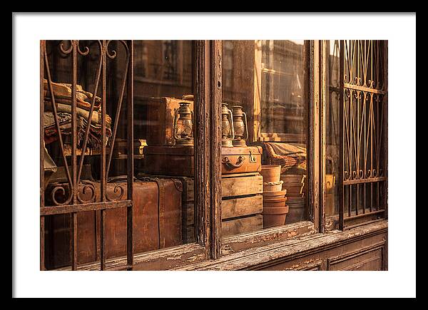 Antique Shop Window Display