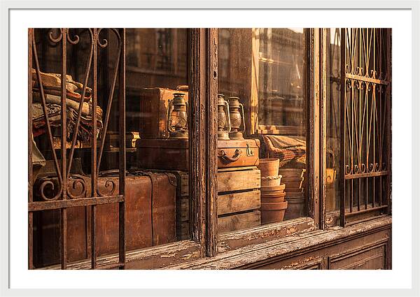 Antique Shop Window Display