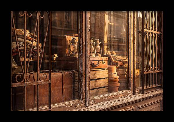 Antique Shop Window Display