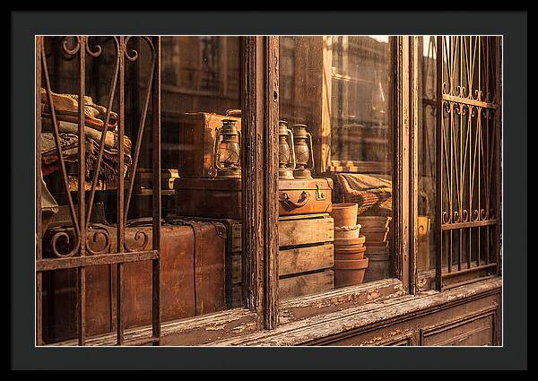 Antique Shop Window Display
