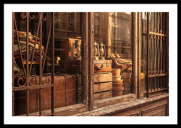 Antique Shop Window Display