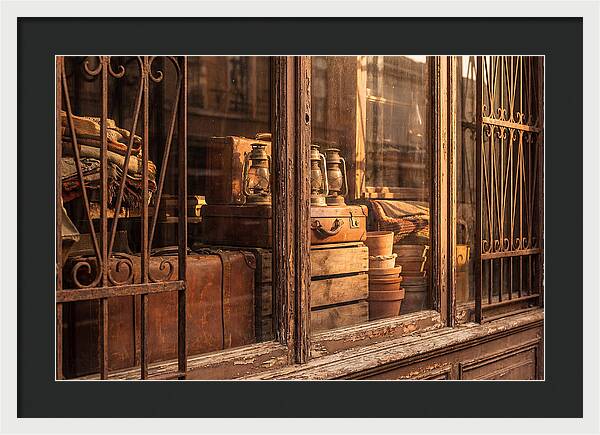 Antique Shop Window Display