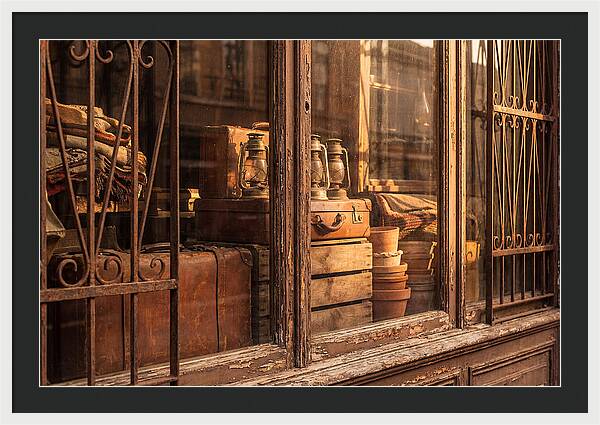 Antique Shop Window Display