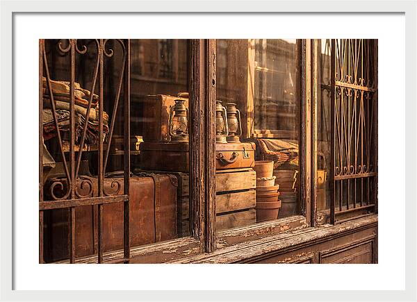 Antique Shop Window Display