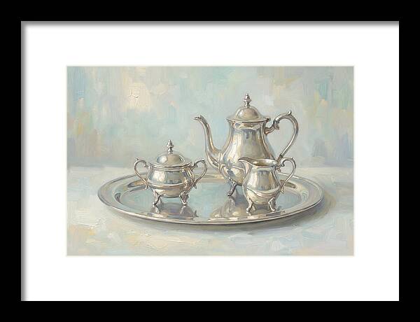 Antique Silver Tea Service