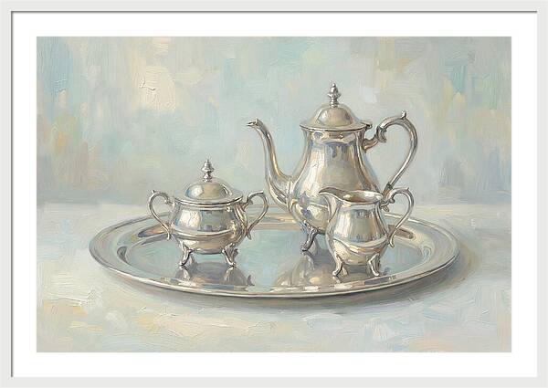 Antique Silver Tea Service