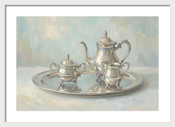 Antique Silver Tea Service