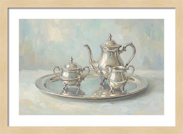Antique Silver Tea Service