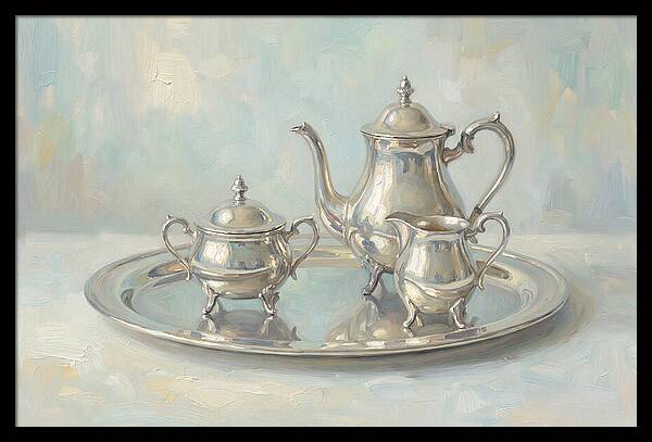 Antique Silver Tea Service