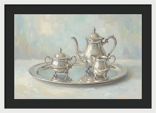 Antique Silver Tea Service