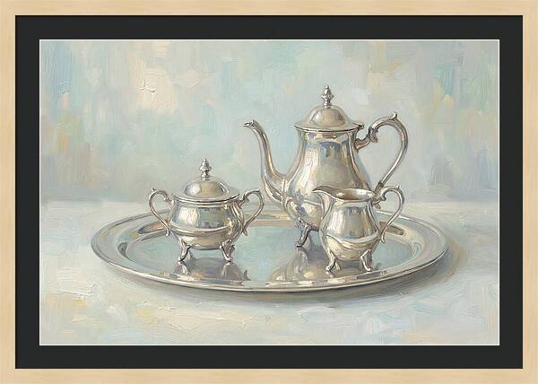 Antique Silver Tea Service