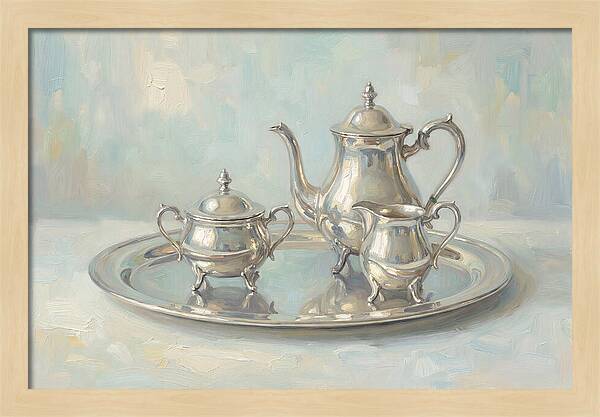Antique Silver Tea Service