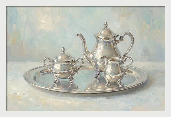 Antique Silver Tea Service