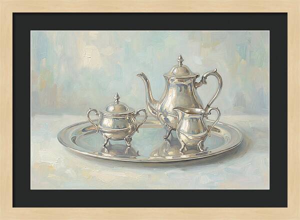 Antique Silver Tea Service