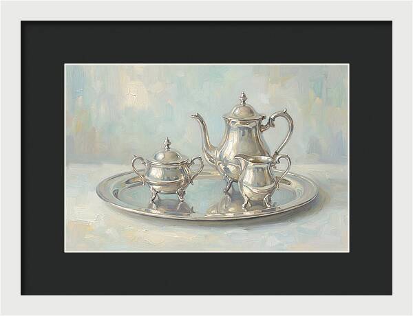 Antique Silver Tea Service