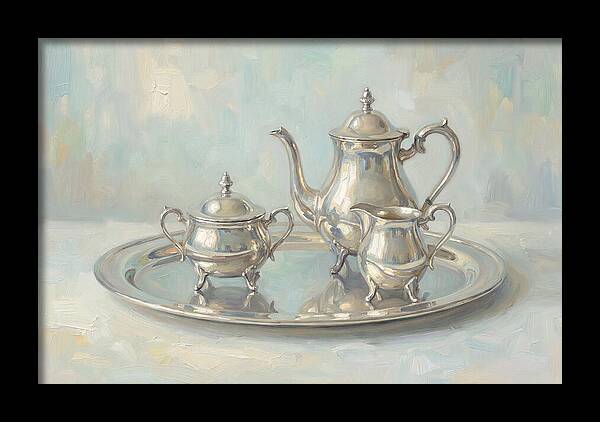 Antique Silver Tea Service