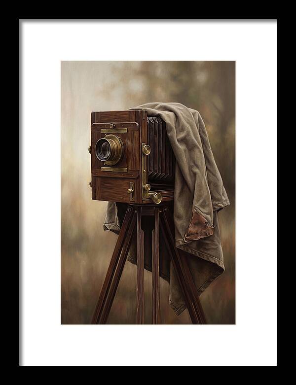 Antique Wooden Box Camera