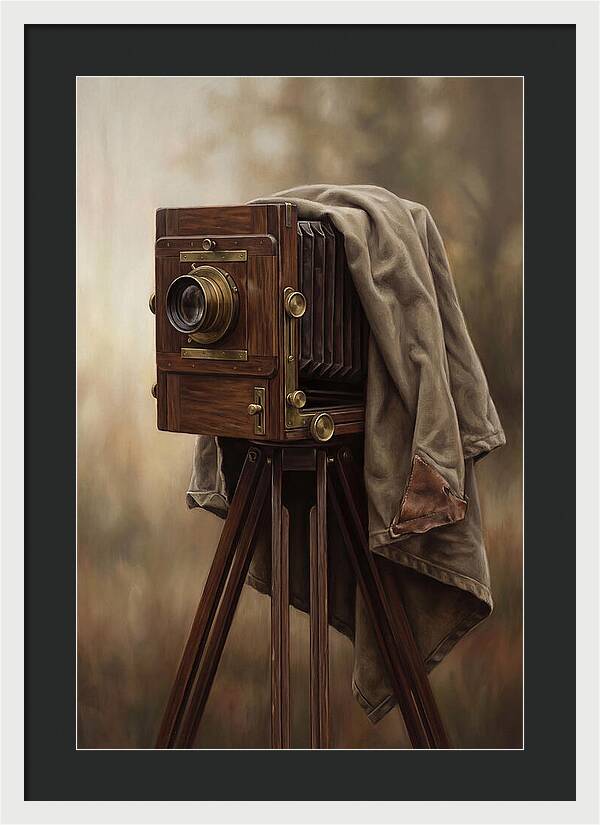 Antique Wooden Box Camera