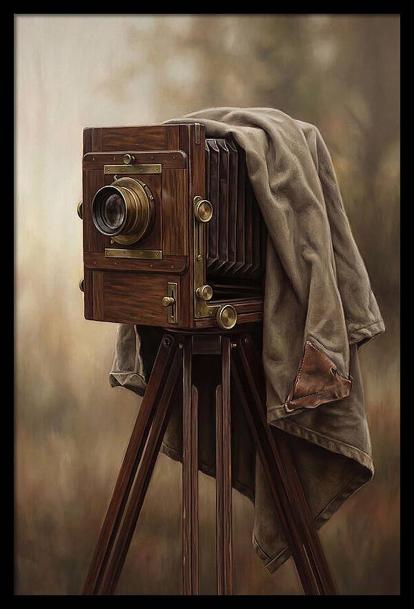 Antique Wooden Box Camera