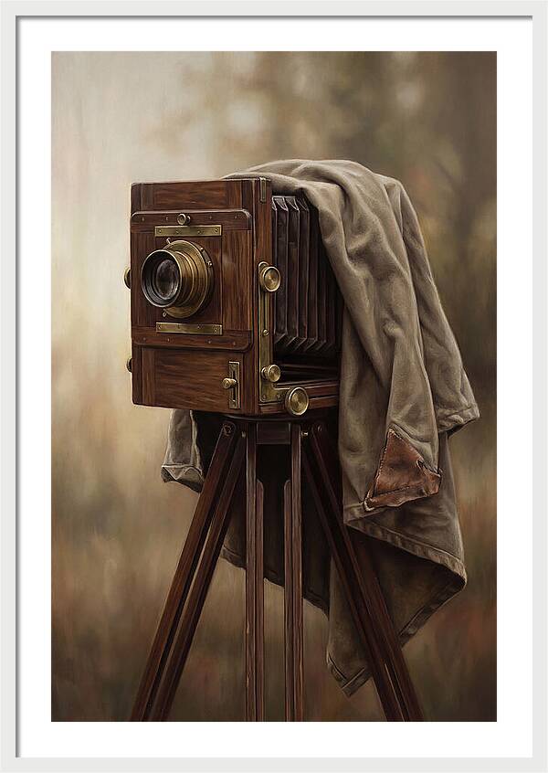 Antique Wooden Box Camera