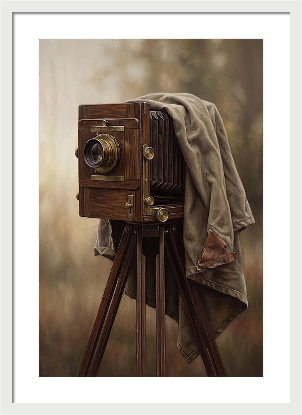 Antique Wooden Box Camera
