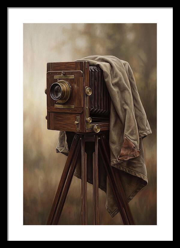 Antique Wooden Box Camera