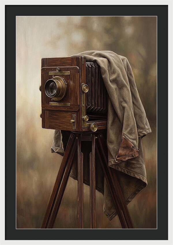 Antique Wooden Box Camera