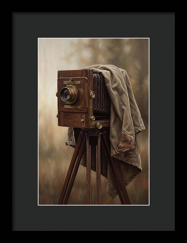 Antique Wooden Box Camera