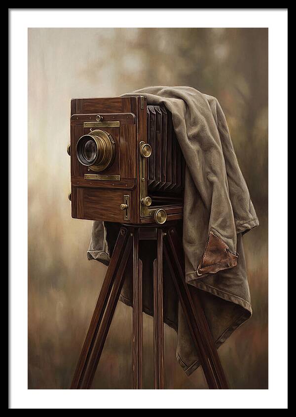 Antique Wooden Box Camera
